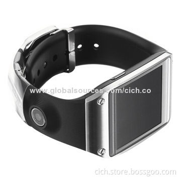 iWatch with MT6572 Dual Core, Android 4.4, 512M, 4G, Electronic Pedometer, GPS, Compass, 5.0M Camera